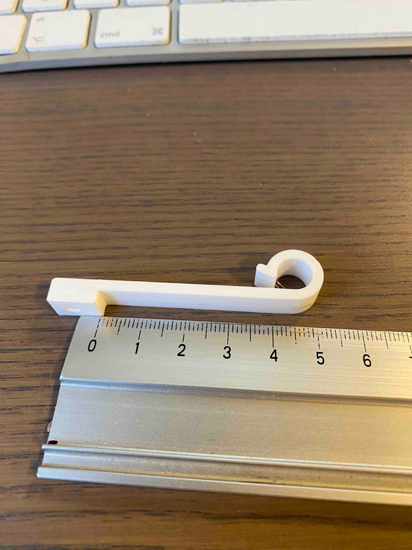 String light hooks for eaves with screw (10 pcs)